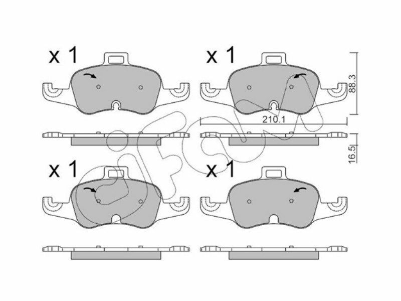 Cifam brake pads