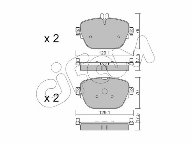 Cifam brake pads