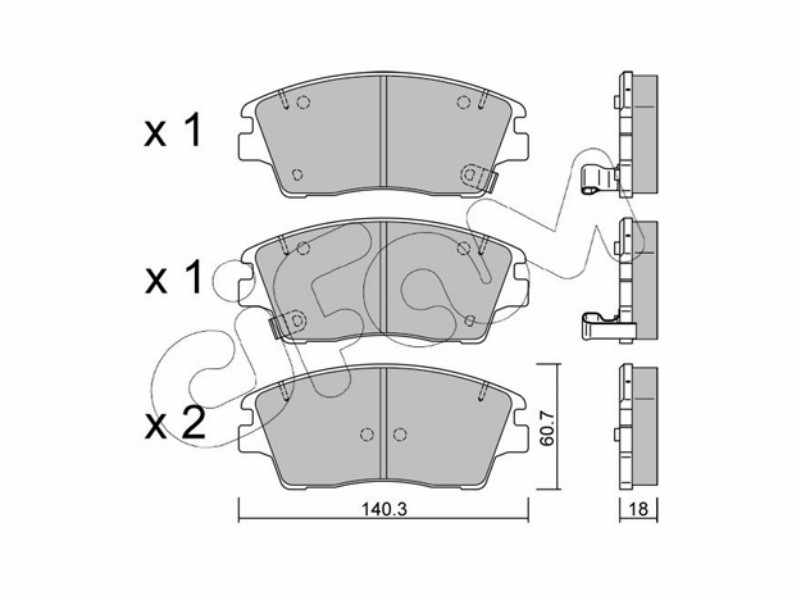 Cifam brake pads