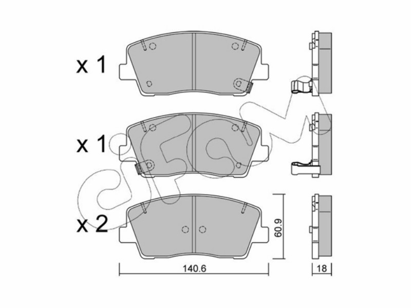 Cifam brake pads