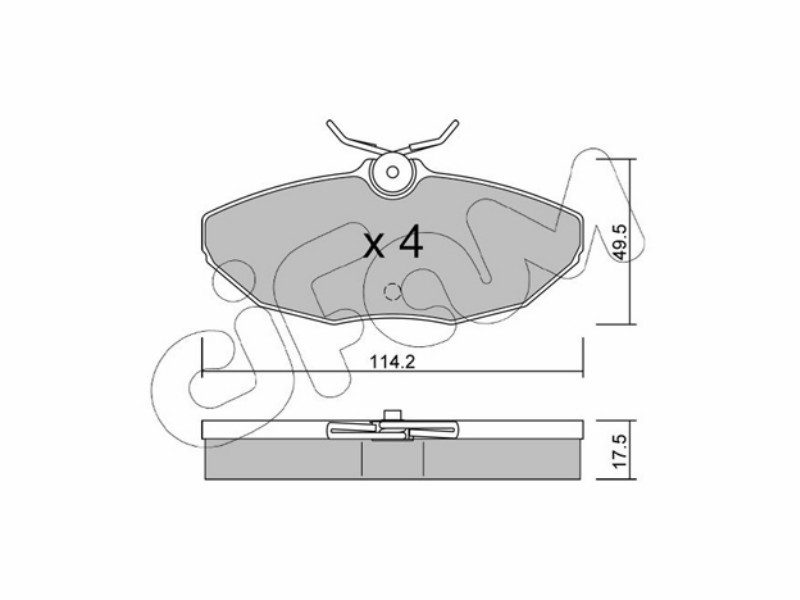 Cifam brake pads