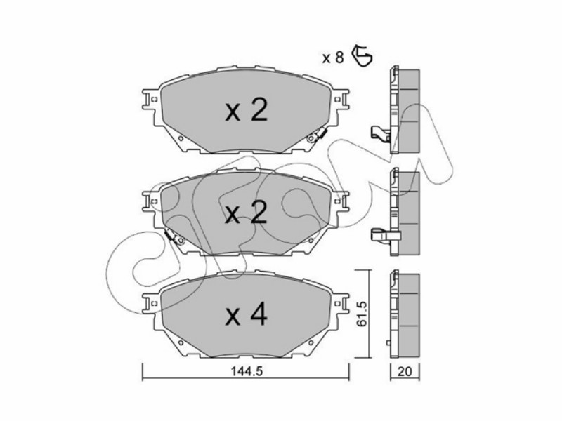 Cifam brake pads