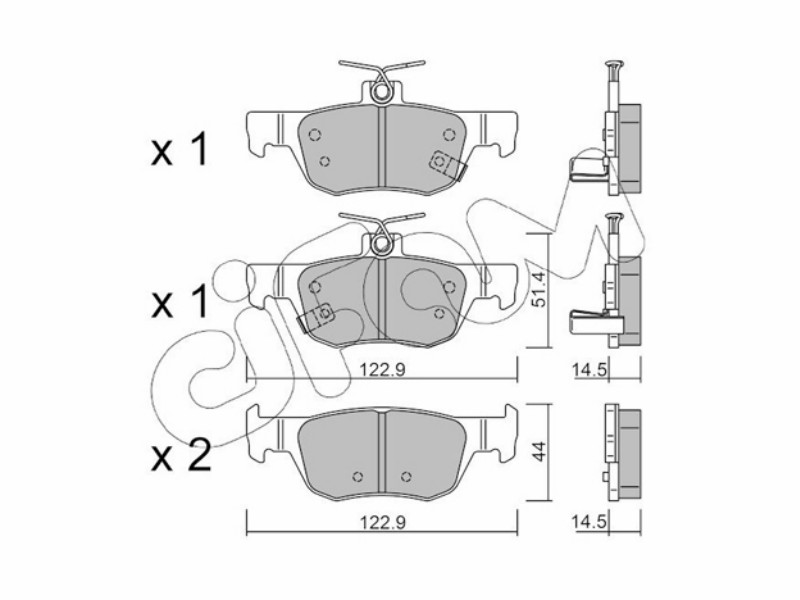 Cifam brake pads