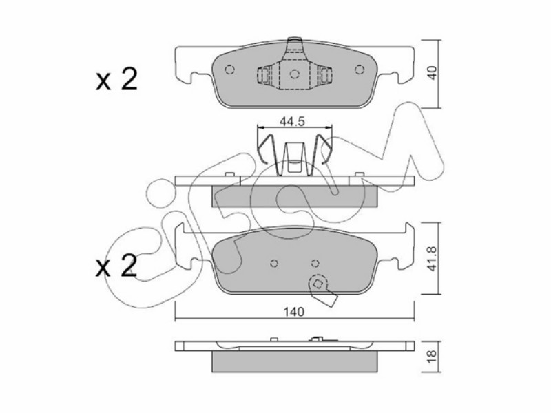Cifam brake pads