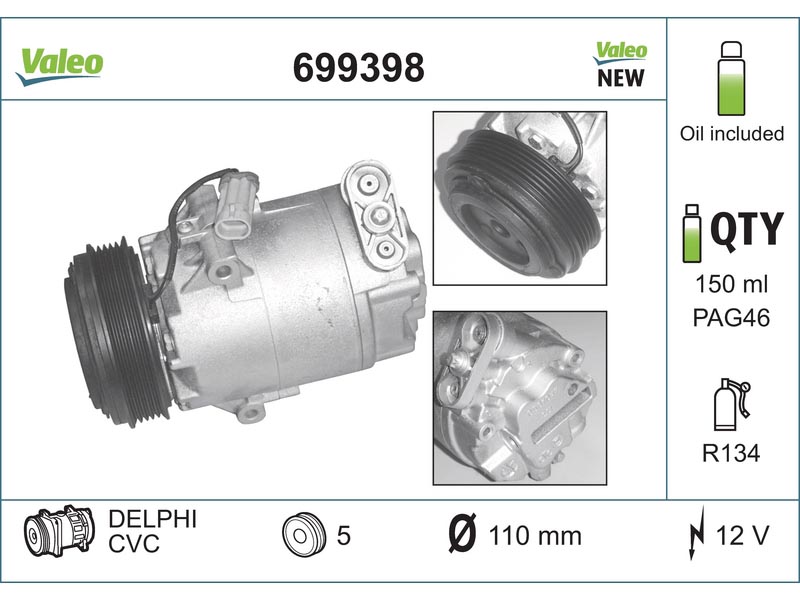 Compressoreclimatizzazionenew Opel Corsa c