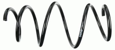 Coil spring car
