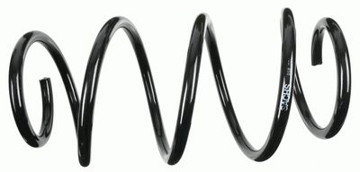 Coil spring car