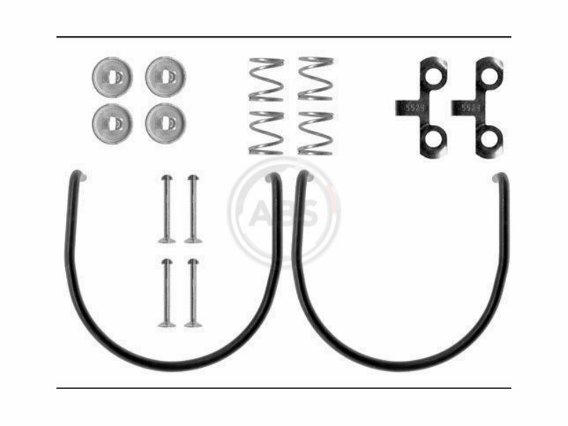 Kit accessori,Pastiglia freno 2CV/400/Acadiane/Ami/Dyane/Mehari (61-90)