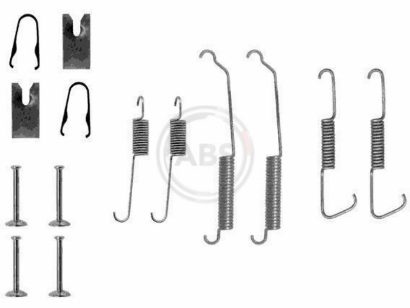 Kit accessori,Pastiglia freno A-Series (W168) (97-05)