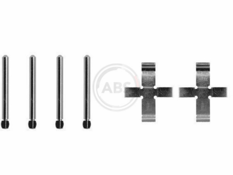 Kit accessori,Pastiglia freno 1750/2000/2500-3300 (E3)/2500-3300 (E9)/356/5 Series (E12)/55/66/90/900/99/Beetle/Giulia/GT/GTA/Kadett/Karmann/Montreal/Olympia/Rio/Simca/Spider (61-03)