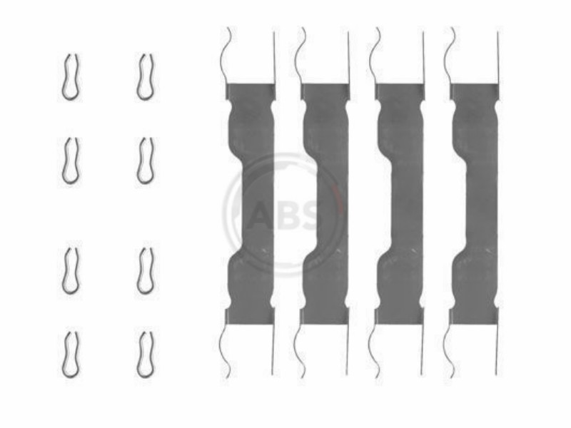 Kit accessori,Pastiglia freno 101/1100/124/125/125P/127/127P/128/130/1300/131/131 Mirafiori/132/132P/133/311/313/411/413/45/511/513/55/60/65/A111/A112/Beta/Campagnola/Cargo/Panda/Polonez/Prima (Polonez)/Primula/Ritmo (66-02)