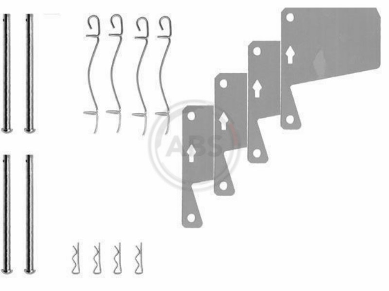 Kit accessori,Pastiglia freno 2000/2200/Capri/Consul/Corsair/Escort/Granada/GT6/Lotus Cortina/Taunus/TR-serie/Zephyr/Zodiac (61-86)