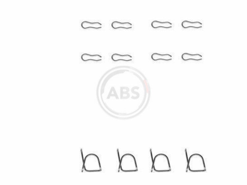 Kit accessori,Pastiglia freno 10 Series/104/1609/1610/17/24 Series/304/305//Beta/Delta//LN/LNA/Matra/Prisma/Samba/Simca/Visa (70-99)