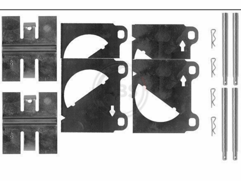 Kit accessori,Pastiglia freno Campmobile/Caravelle/Corsa/Joker/Multivan/Nova/Transporter/Vanagon (79-94)