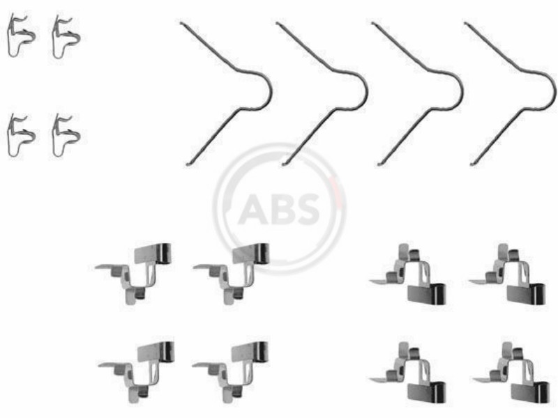 Kit accessori,Pastiglia freno Camry/Carina/Celica/Corolla/Corona/Cressida/MR2/Paseo/Previa/Starlet/Tercel (82-00)