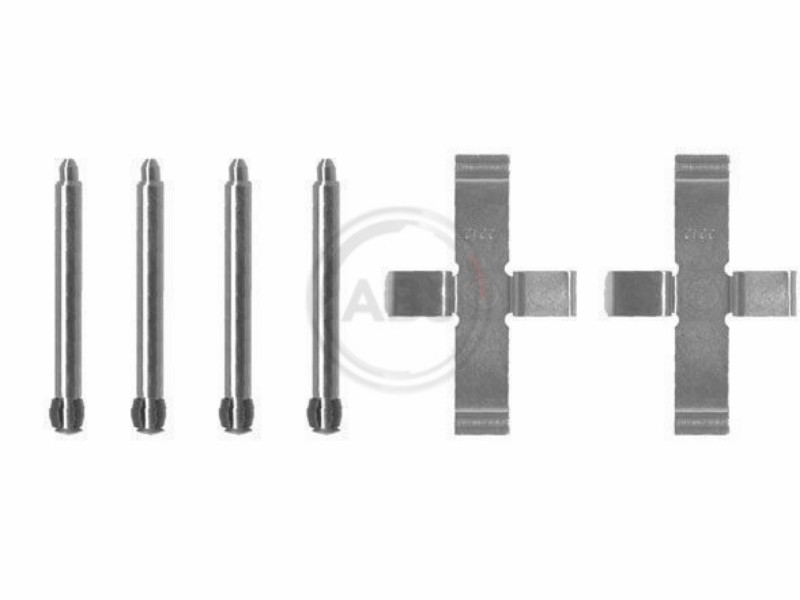 Kit accessori,Pastiglia freno 200-Series (W124)/300-Series (W124)/300-Series (W129)/500-Series (W129)/C-Series (W202)/E-Series (W124)/SL-Series (W129) (84-01)