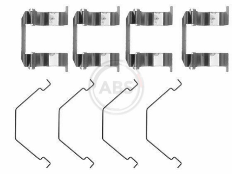Kit accessori,Pastiglia freno 323/626/Brawny/Eunos/MX6/Premacy/Probe/Xedos (91-05)