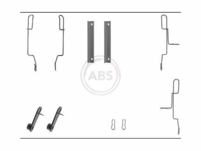 Kit accessori,Pastiglia freno 106/306/405/A310/AX/BX/V6/ZX (75-04)