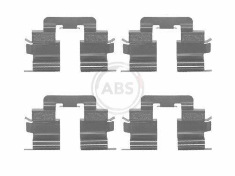 Kit accessori,Pastiglia freno A-Series (W168) (97-05)