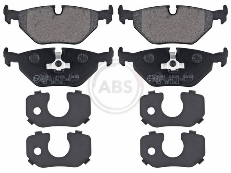 Pastiglie dei freni 3 Series (E30)/3 Series (E36)/3 Series (E46)/5 Series (E28)/5 Series (E34)/7 Series (E32)/75/Z3 Series (E36)/Z4 Series (E85)/Z4 Series (E86)/ZT/ZT-T (85-09)