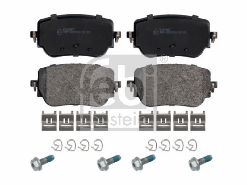 Pastiglie freno con componenti aggiuntivi Mercedes-Benz car: a (177),b (247),cla
