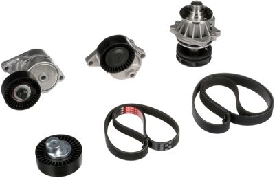 Pompa acqua + kit cinghie Poly-V