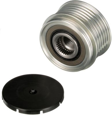 Alternator freewheel device