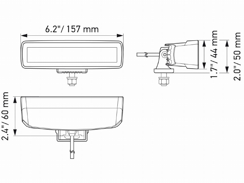 Faro di profondit· 1600 lumen black magic 6 LED