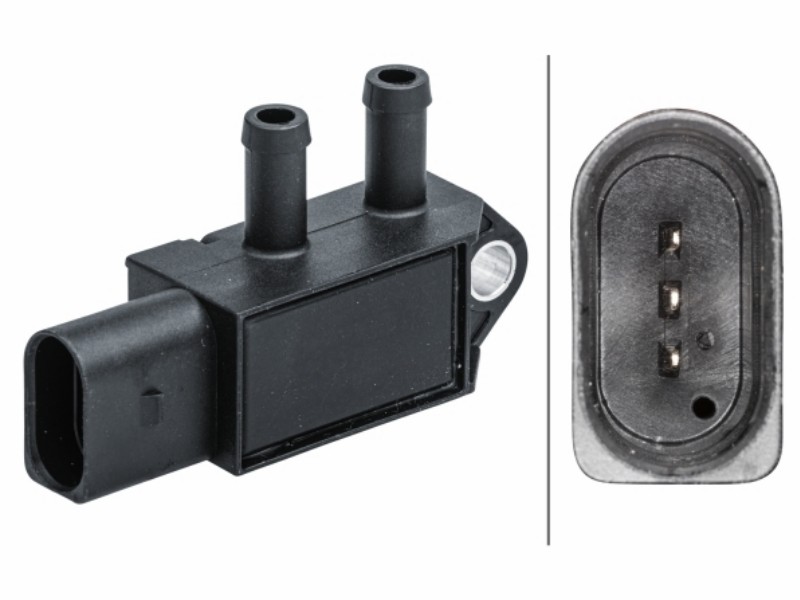 Sensor, exhaust gas pressure
