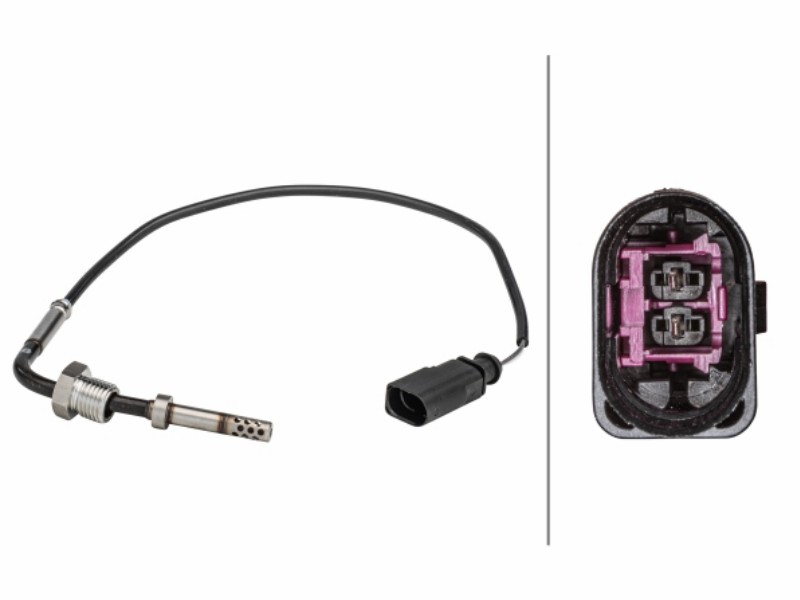 Sensor, exhaust gas temperature