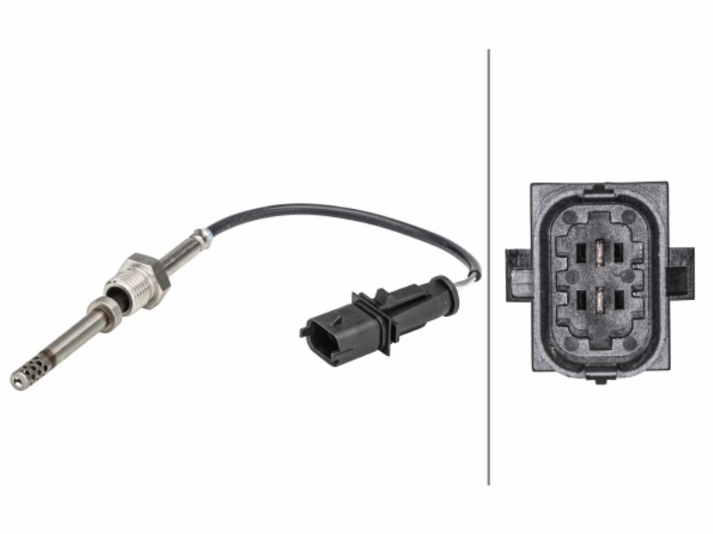Sensor, exhaust gas temperature