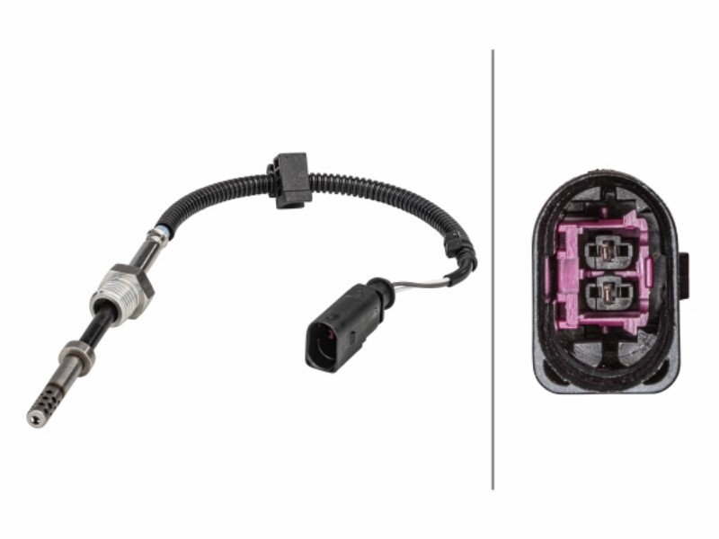 Sensor, exhaust gas temperature