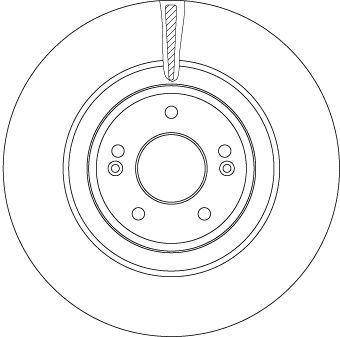 Disco freno, 345x30 mm, ventilato, verniciato