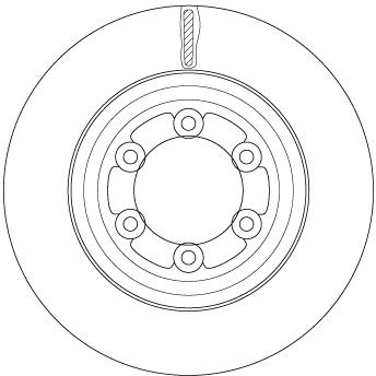 Disco freno, 300x27 mm, ventilato, verniciato