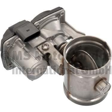 Electric exhaust gas flap