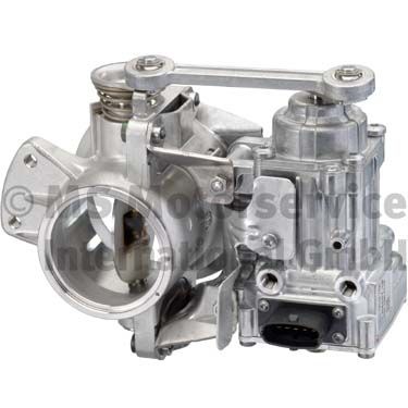 Electric exhaust gas flap
