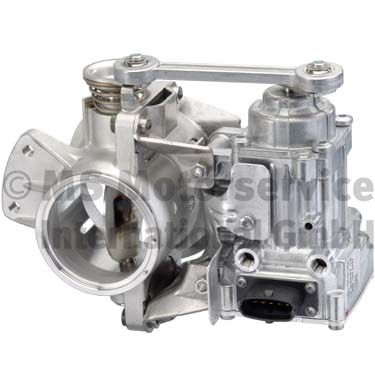 Electric exhaust gas flap