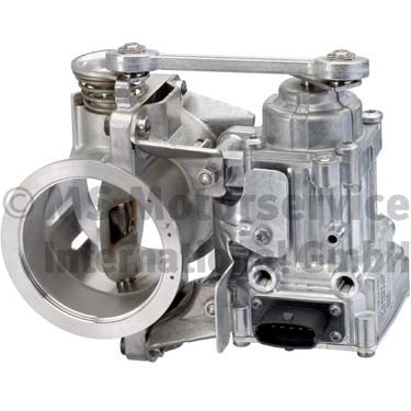 Electric exhaust gas flap