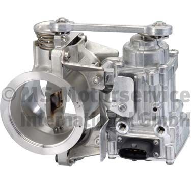 Electric exhaust gas flap