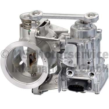 Electric exhaust gas flap