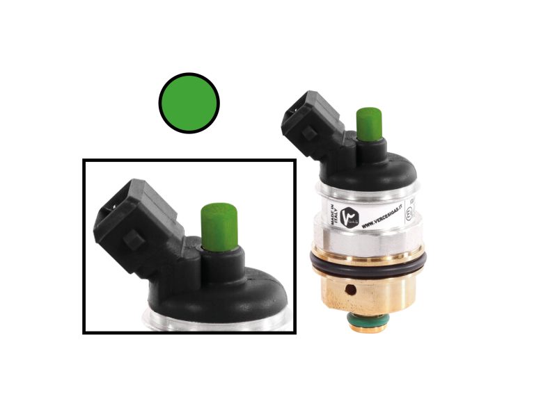 Iniettore Vercesi Gas 5.0 Verde 1° Gen.