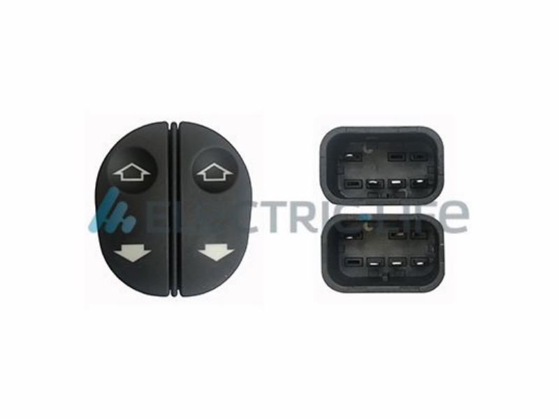 Blocco 2 interruttori porta anteriore sx 8 pin