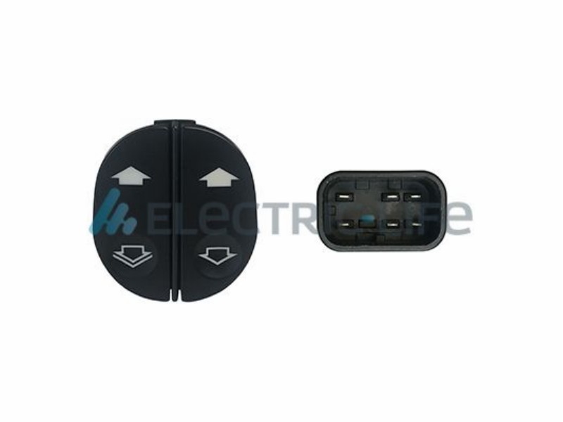 Blocco 2 interruttori porta anteriore sx alzacristalli comfort 6 pin