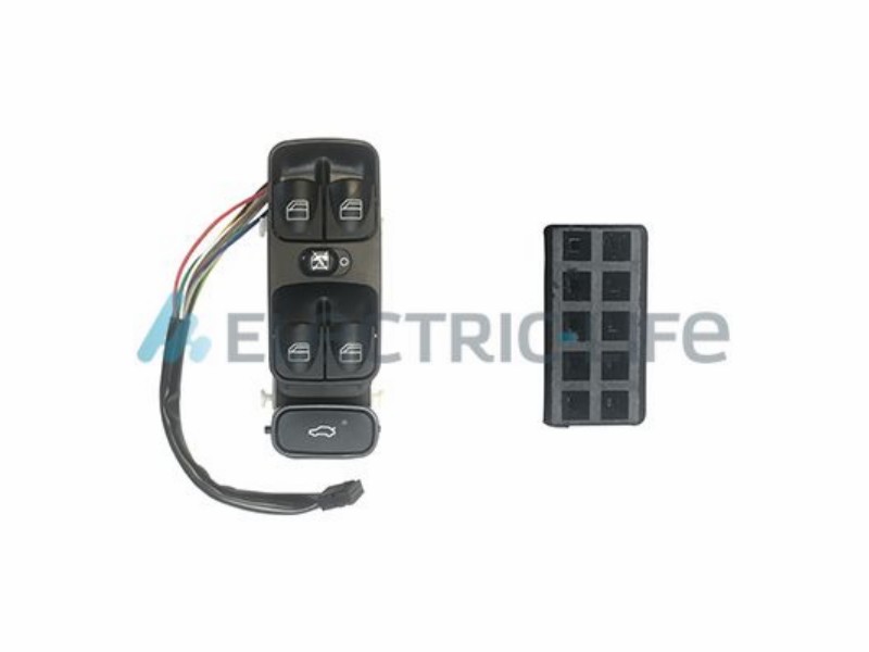 Blocco 4 interruttori porta anteriore sx alzacristalli posteriori elettrici 9 pin