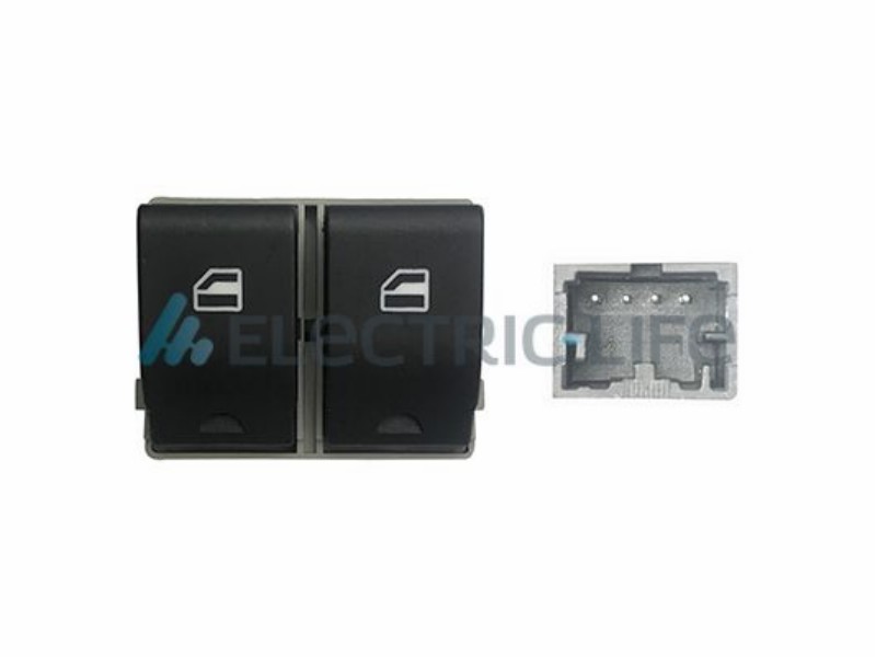 Blocco 2 interruttori porta anteriore sx connettore grigio 4 pin