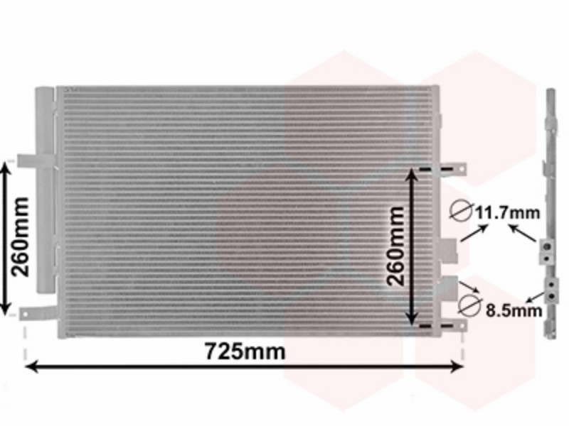 VWZ condenser with drier