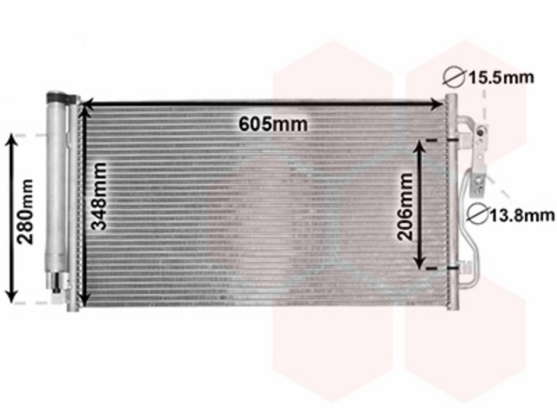 VWZ condenser with drier