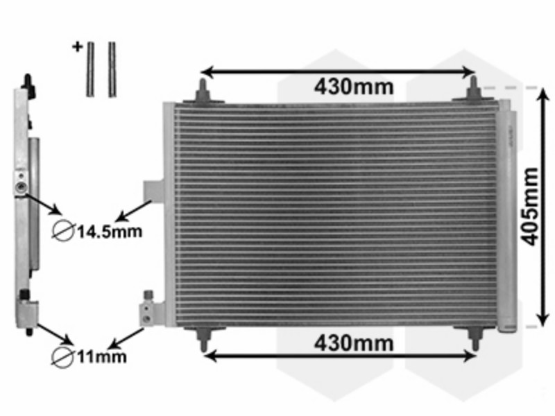 Condenser with dryer