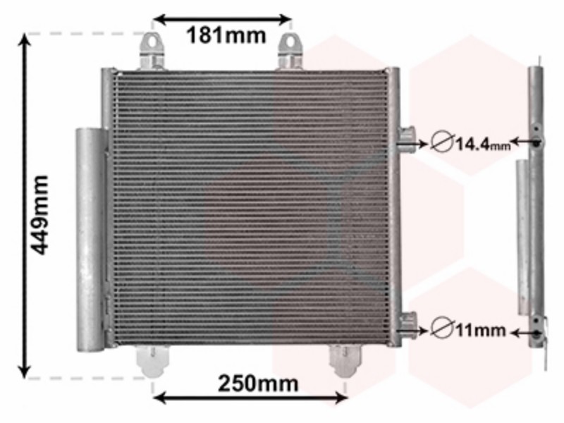 VWZ condenser with drier