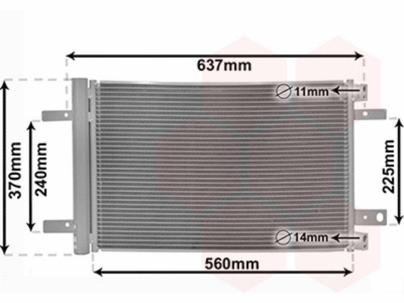Condenser with dryer